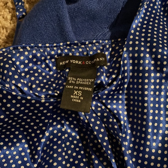 NY&C Blue Cardigan & Matching Cami - Picture 3 of 5